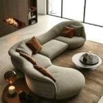Eclipse Curved Sectional Sofa