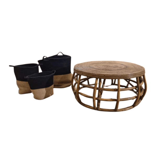 Malibu Bamboo Rattan Coffee Table - Image 10