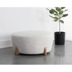 Pebble Bouclé Ottoman