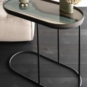 Ripple Glass Side Table