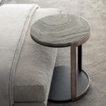 Orbit Marble Round Side Table