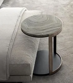 Orbit Marble Round Side Table