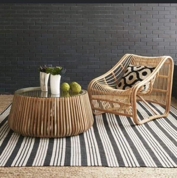 Sunset Rattan Lounge Chair