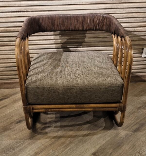 Malibu Bamboo Rattan Lounge Chair - Image 4