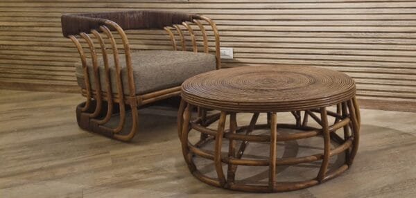 Malibu Bamboo Rattan Coffee Table - Image 4