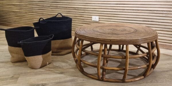 Malibu Bamboo Rattan Coffee Table - Image 6