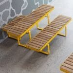 Golden Oak Picnic Table