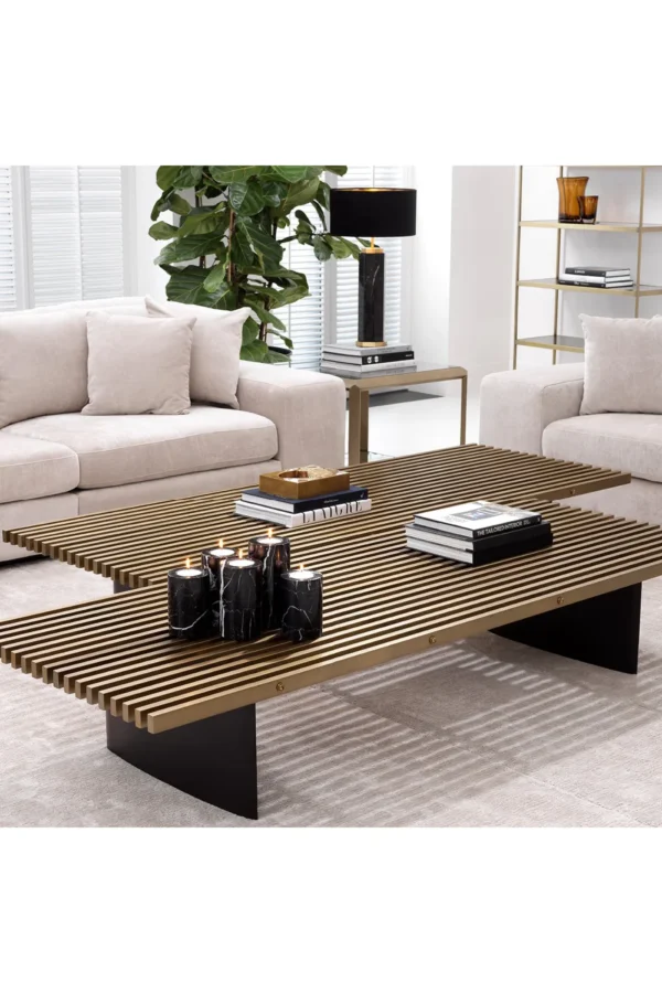 Strata Slatted Coffee Table